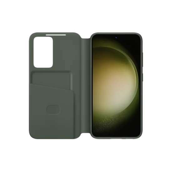 Cover Samsung S23 Smart View Wallet Case - Green